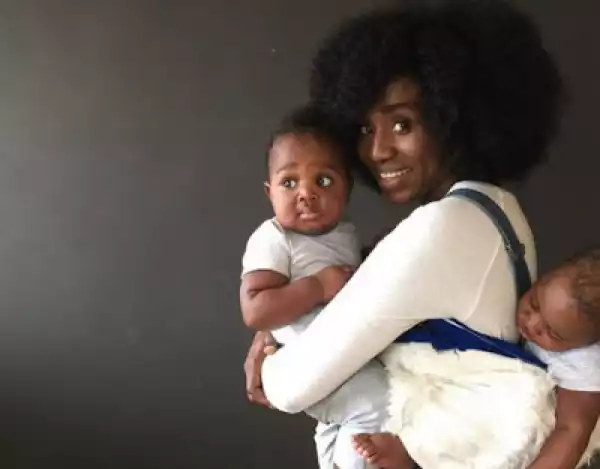 Check Out Beautiful TY Bello and Her Twin Boys [See Photo]